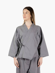 GIRLS OF DUST - Kimono in cotone asphalt