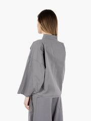 GIRLS OF DUST - Kimono in cotone asphalt