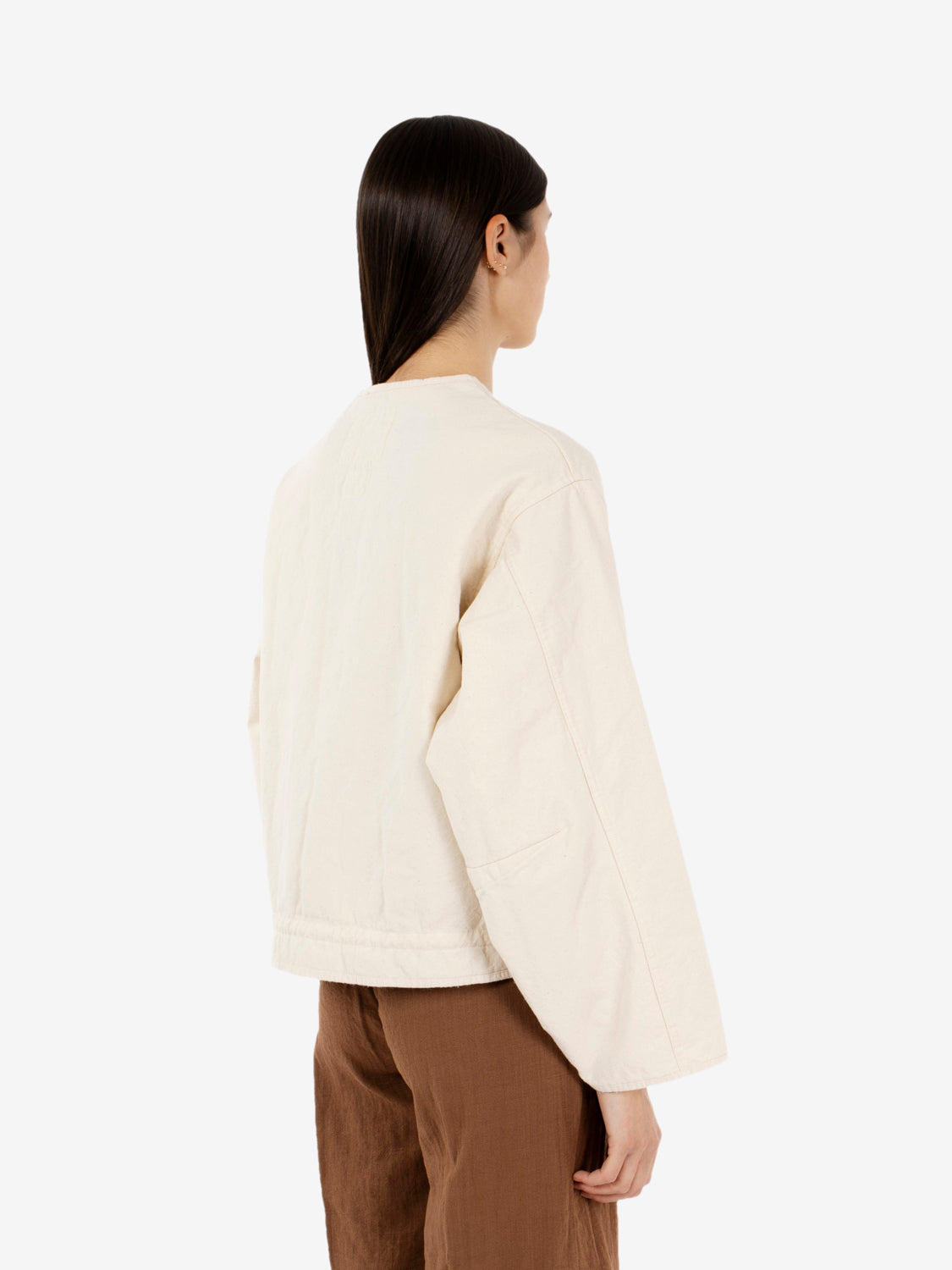 Neutron jacket padded cotton ecru