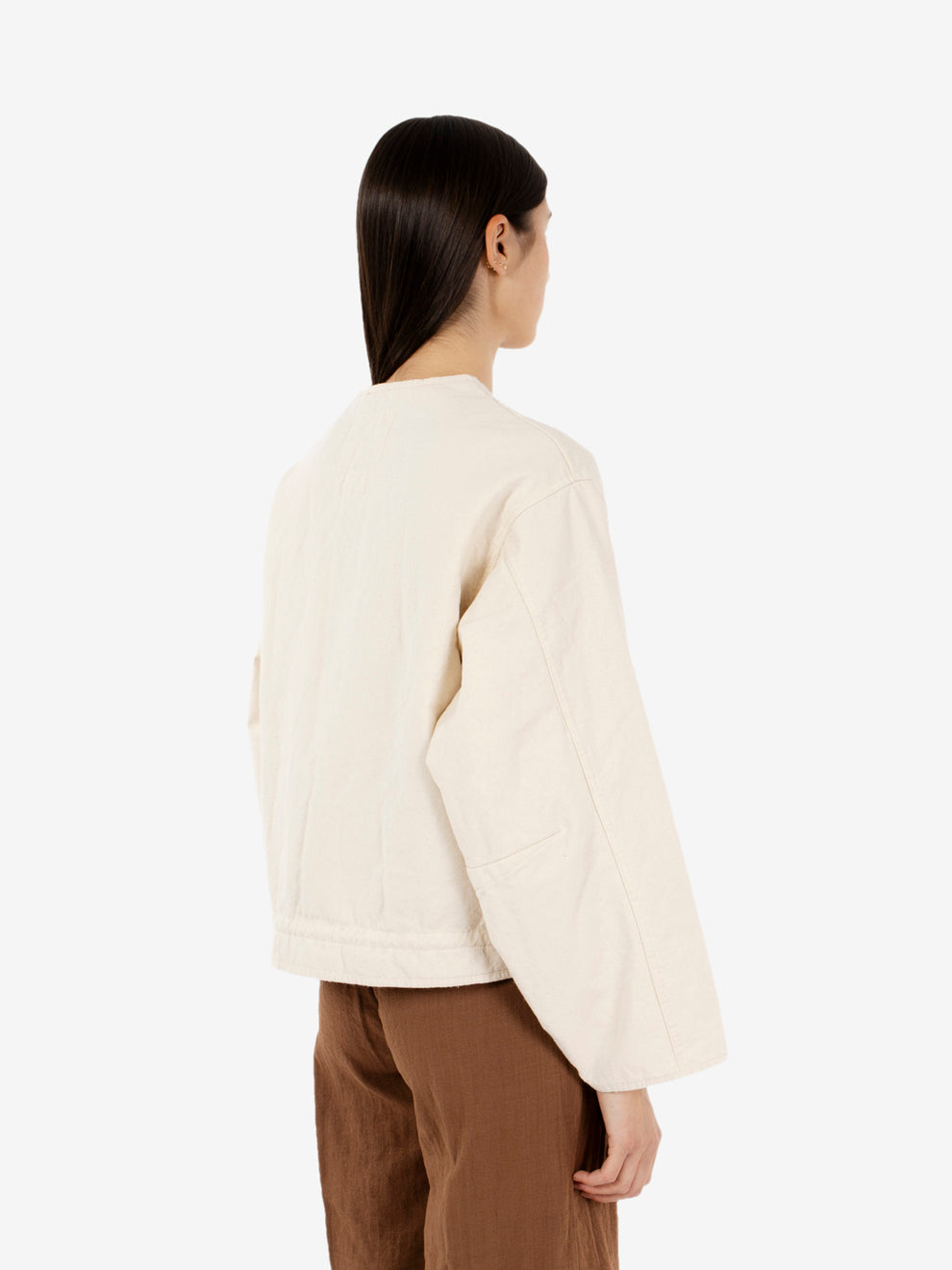 Neutron jacket padded cotton ecru