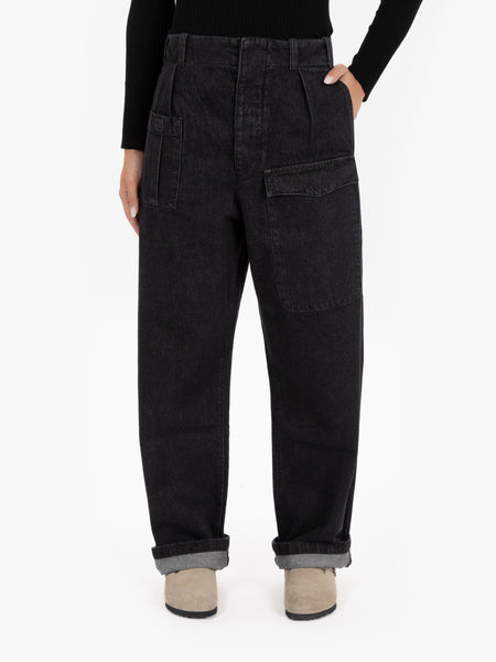 Pantaloni in denim Guerrila black