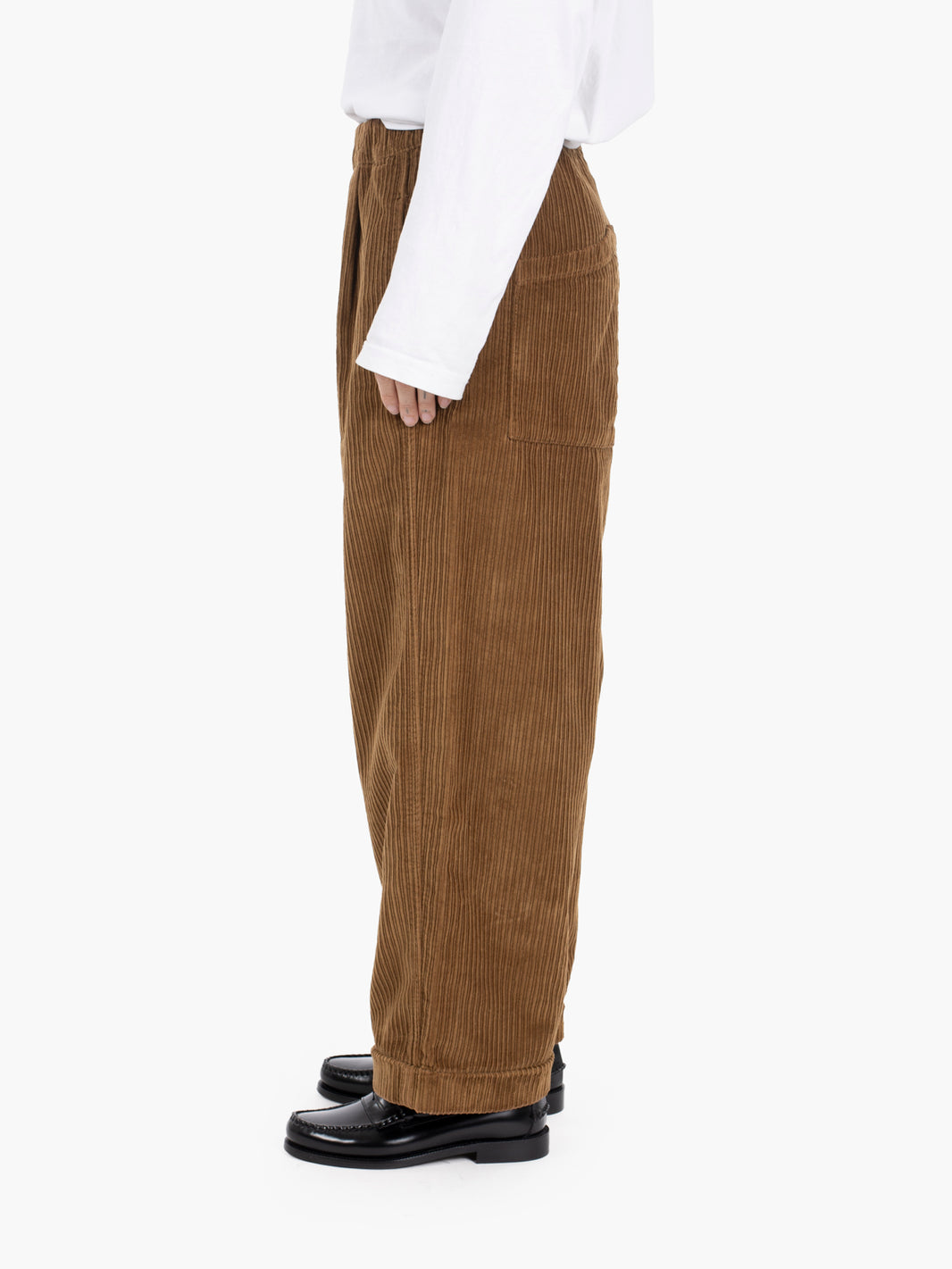 WIDE ZENO PANTS WITH ELASTIC WAISTBAND MONK WC-007-DMC-733