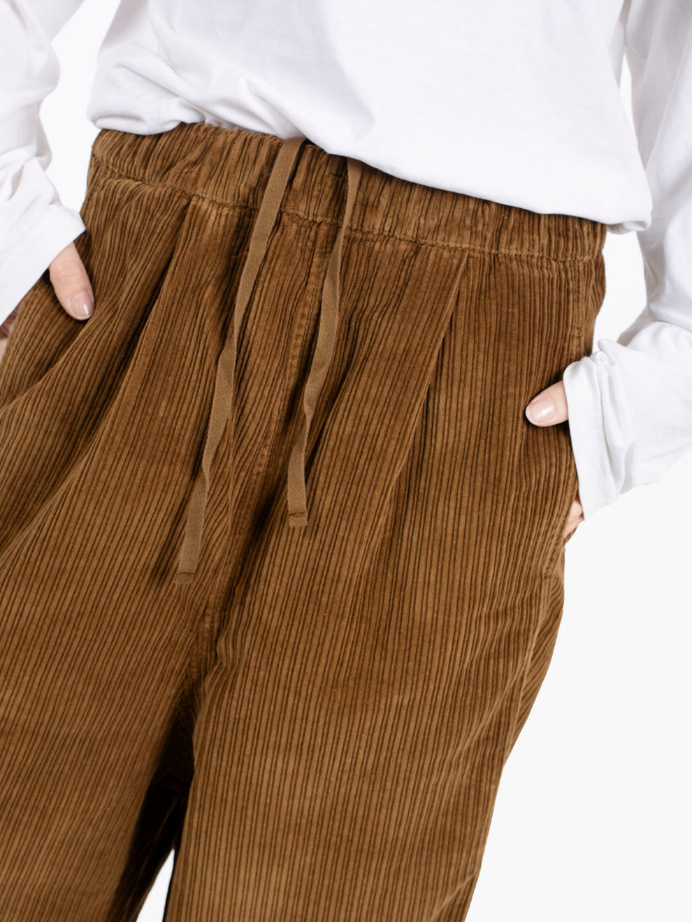 WIDE ZENO PANTS WITH ELASTIC WAISTBAND MONK WC-007-DMC-733