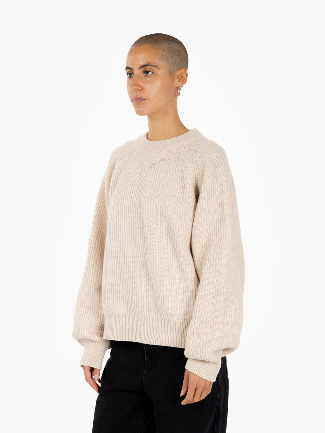 PUDDLE SWEATER WHEAT WK-003-DLT-117