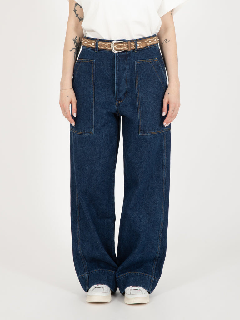 GIRLS OF DUST - Sailor fatigue nikko denim blue