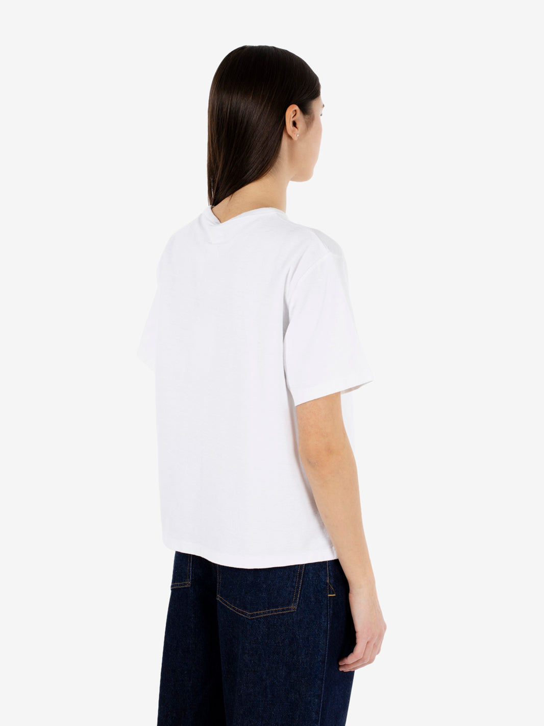 T-shirt jersey pocket white