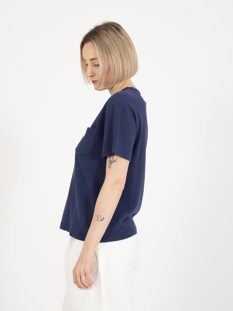 GIRLS OF DUST - T-shirt pocket indigo