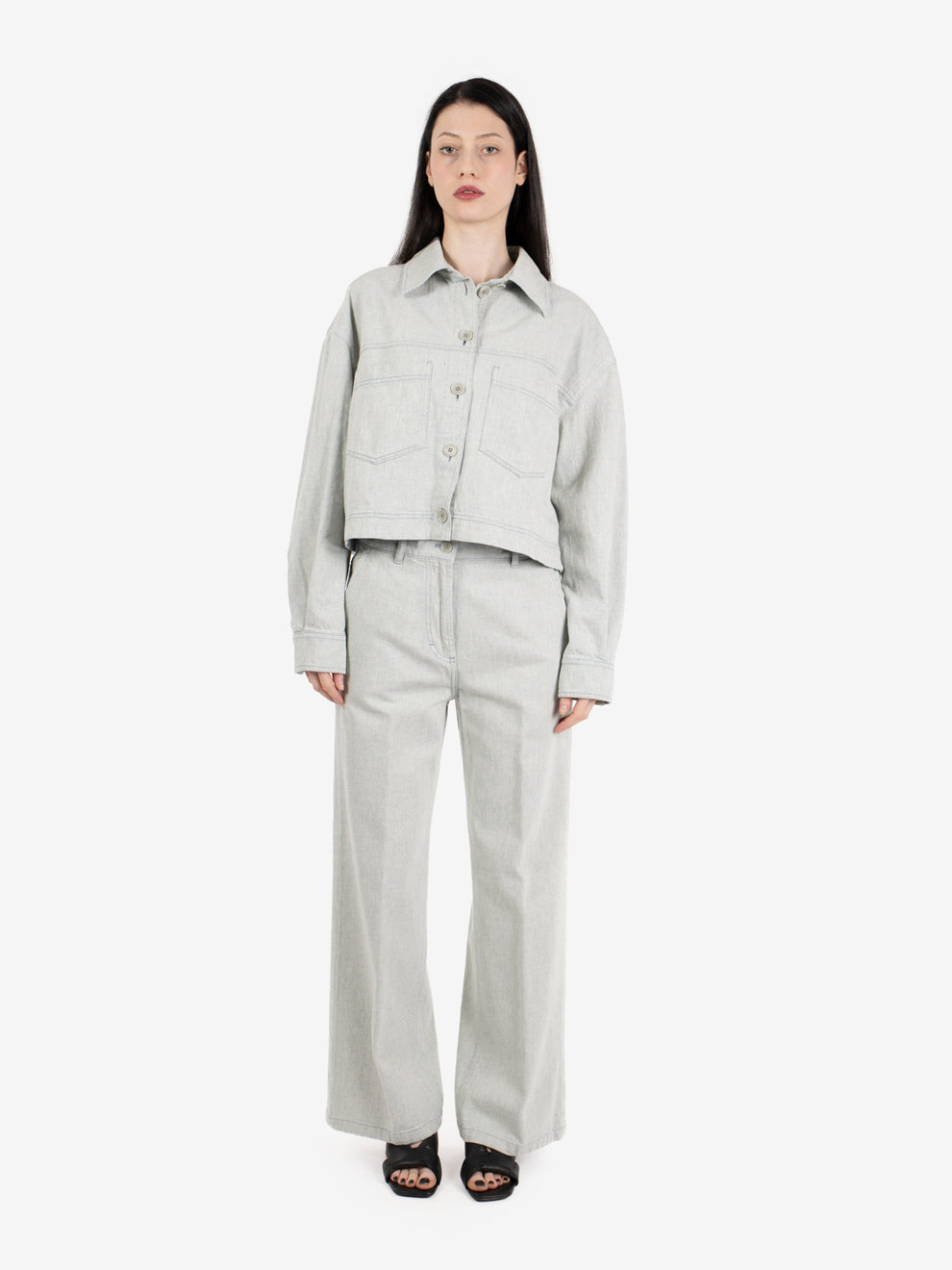 Garment-dyed cotton jacket