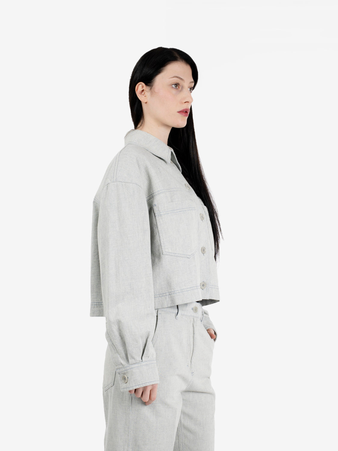 Garment-dyed cotton jacket
