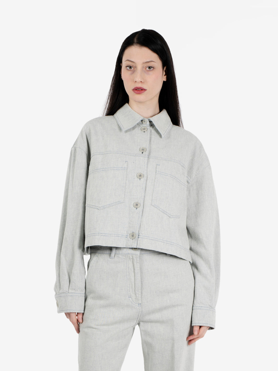 Giacca in cotone sasso