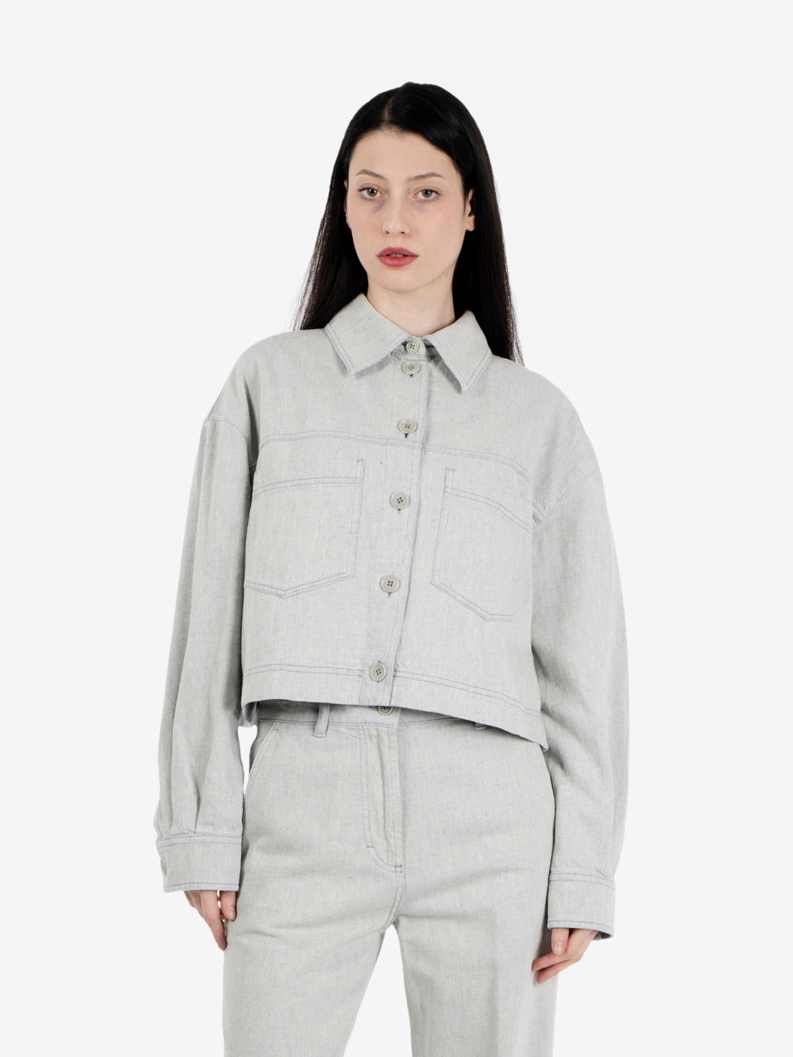 Garment-dyed cotton jacket