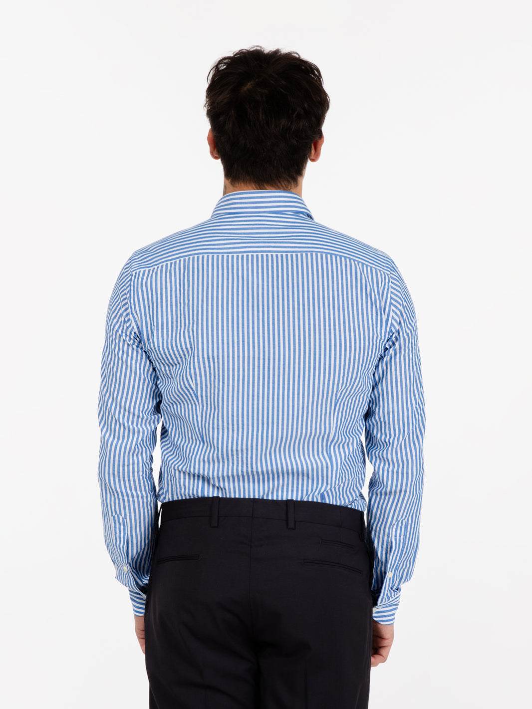 Camicia a righe bianco / blu