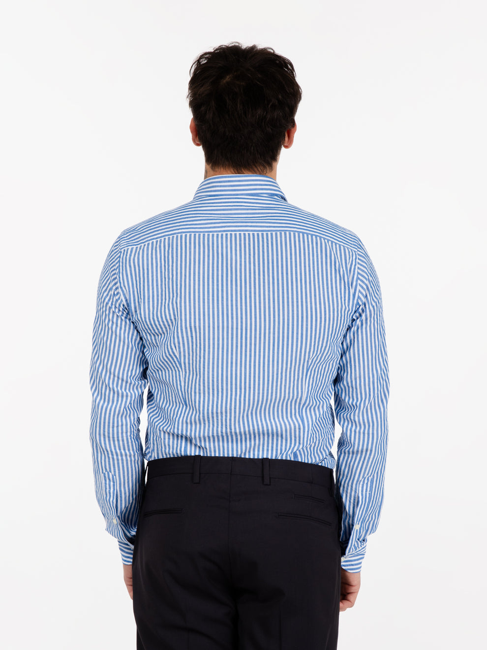Camicia a righe bianco / blu