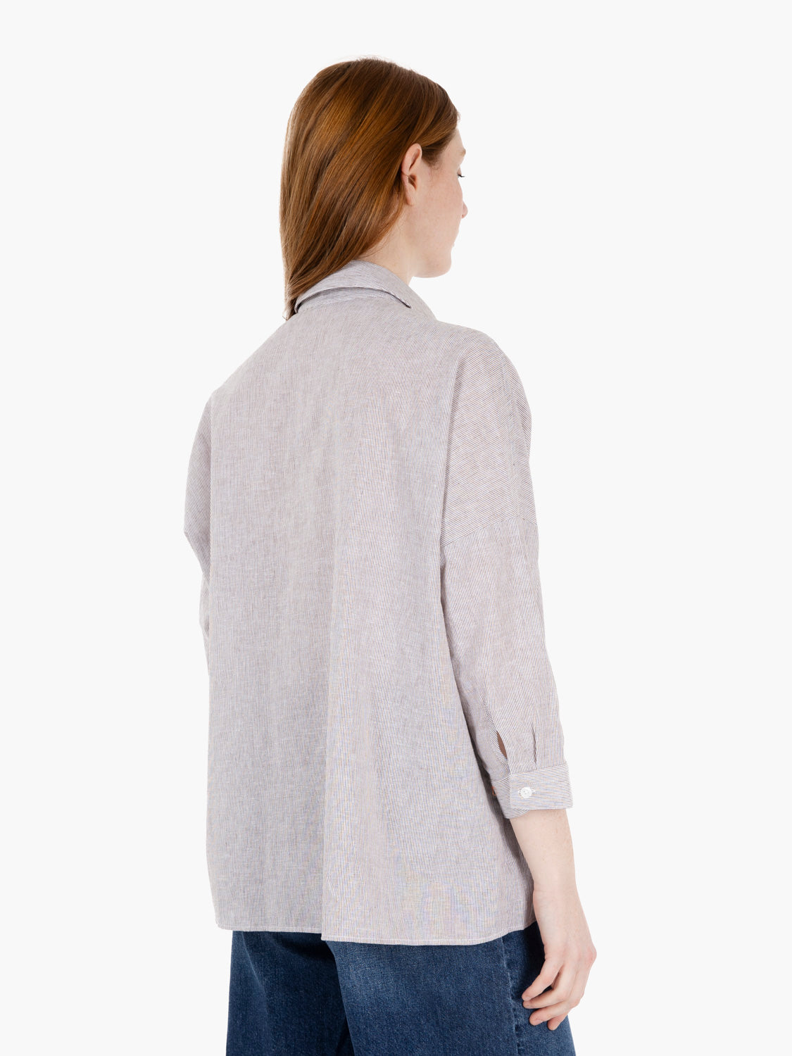 Camicia a scatola Lisa marrone