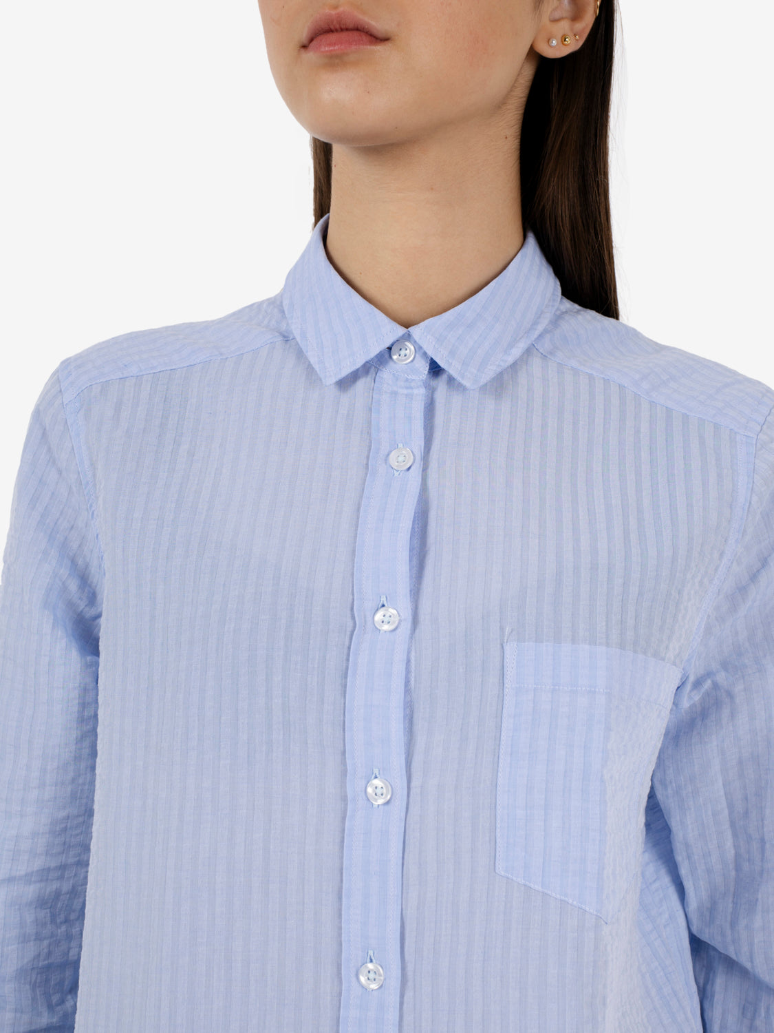 Camicia Asia over azzurra