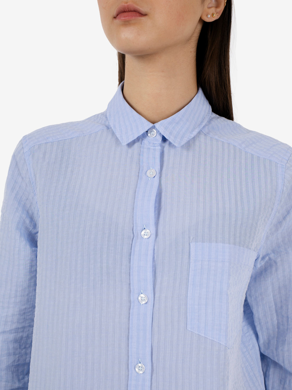 Camicia Asia over azzurra