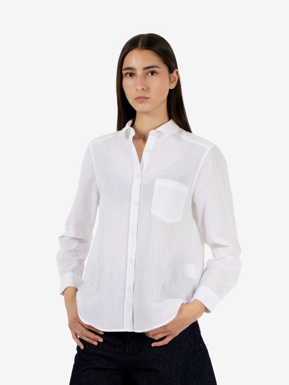 Camicia Asia over bianca
