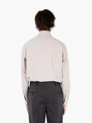 GMF - Camicia regular a righe beige