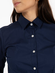 GMF - Camicia stretch Marilyn blu