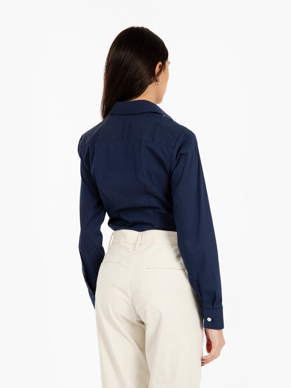 Camicia stretch Marilyn blu