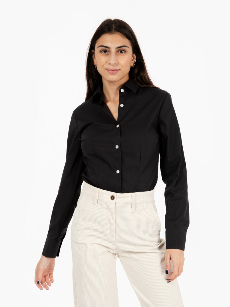 GMF - Camicia Marilyn stretch nera