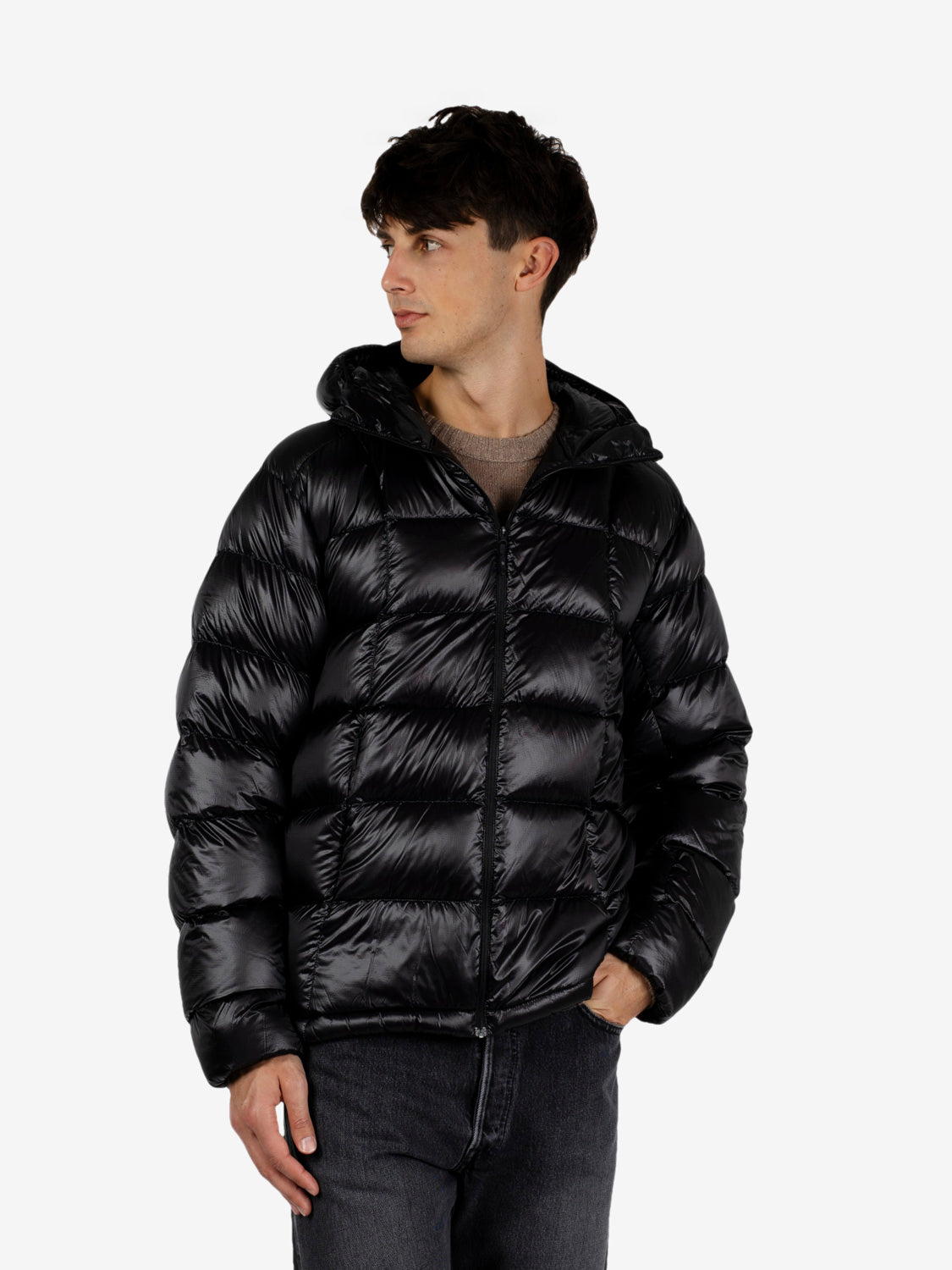Cloud Bulky Down hoodie black