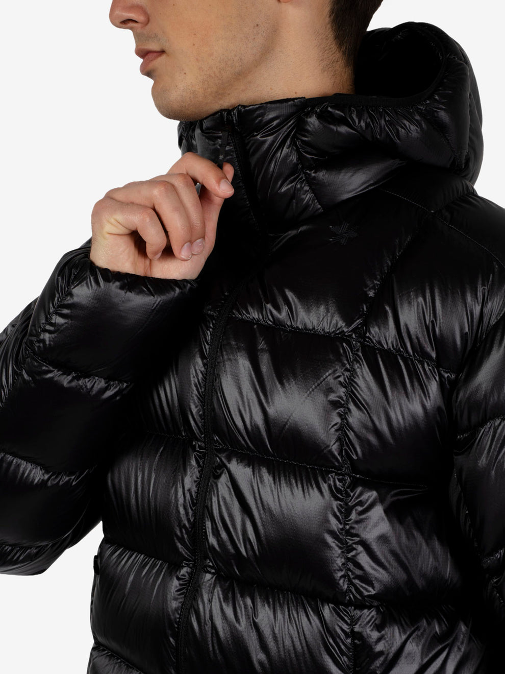 Cloud Bulky Down hoodie black