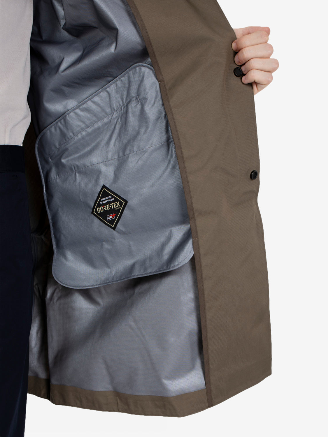 Gore-tex 3/4 over coat sand land
