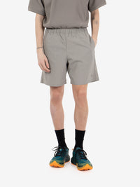 Nylon shorts arid beige