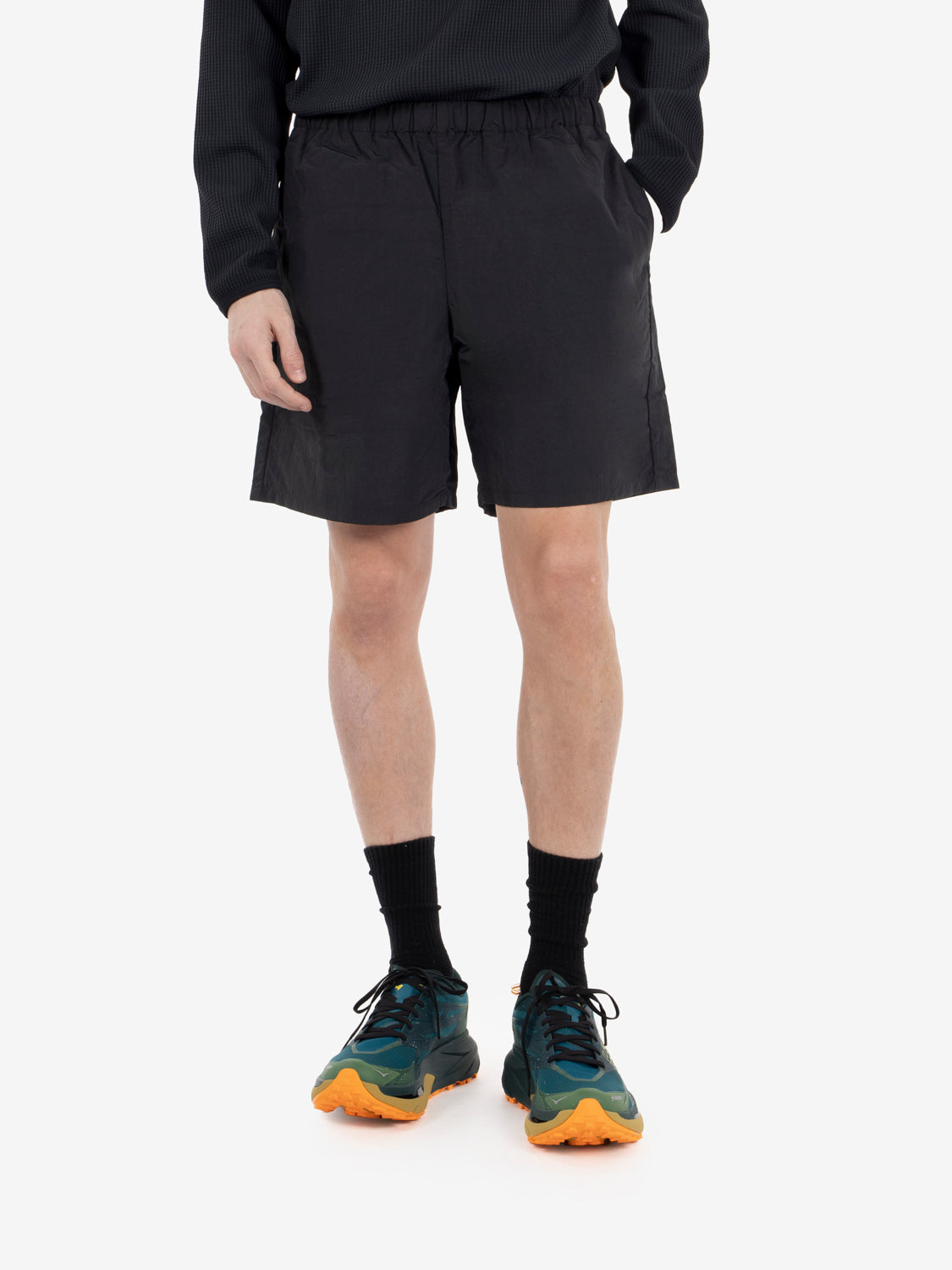 Nylon shorts black