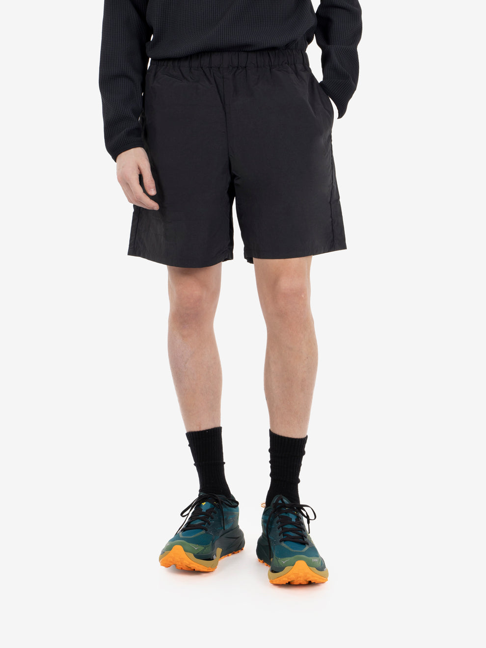 Nylon shorts black