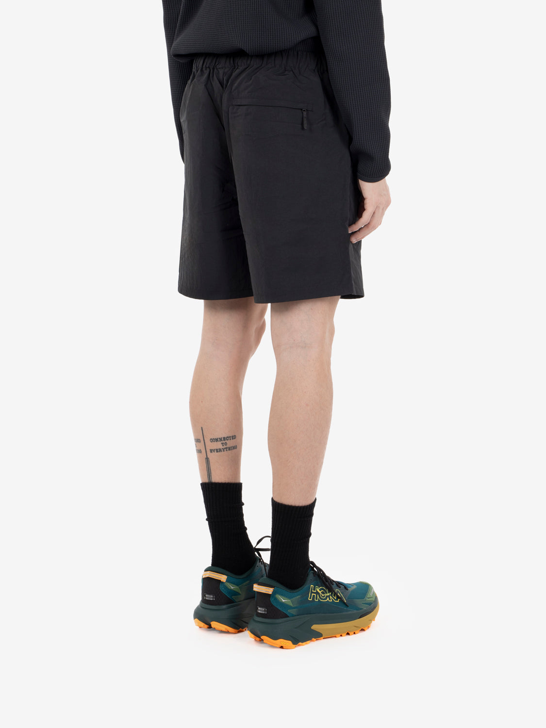 Nylon shorts black