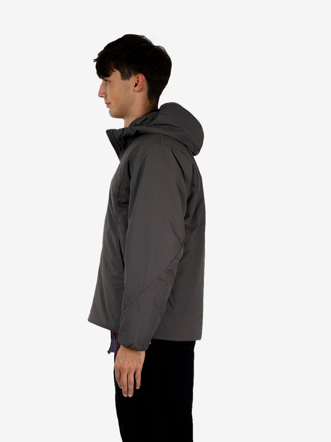 Tsubai Insulated hoodie lunar gray
