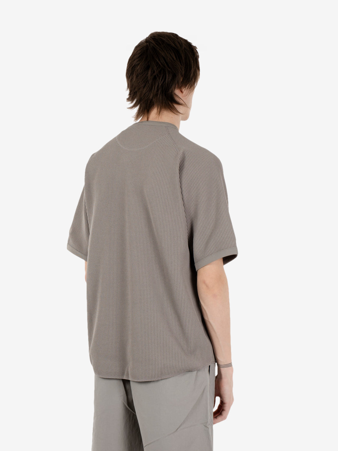 Waffle light t-shirt arid beige