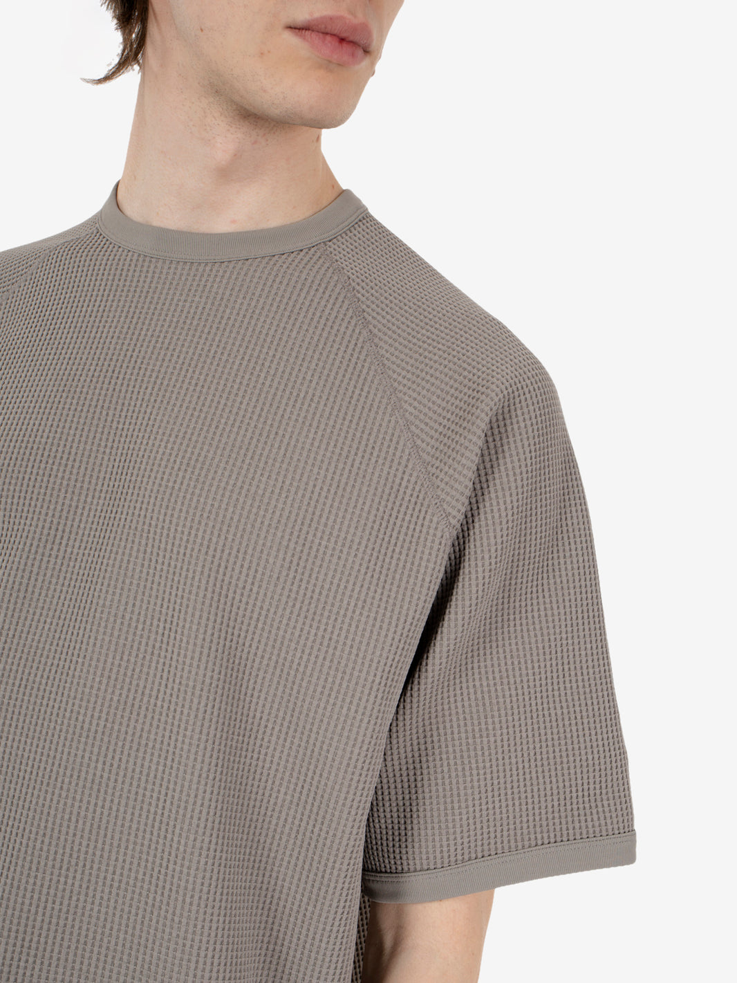 Waffle light t-shirt arid beige