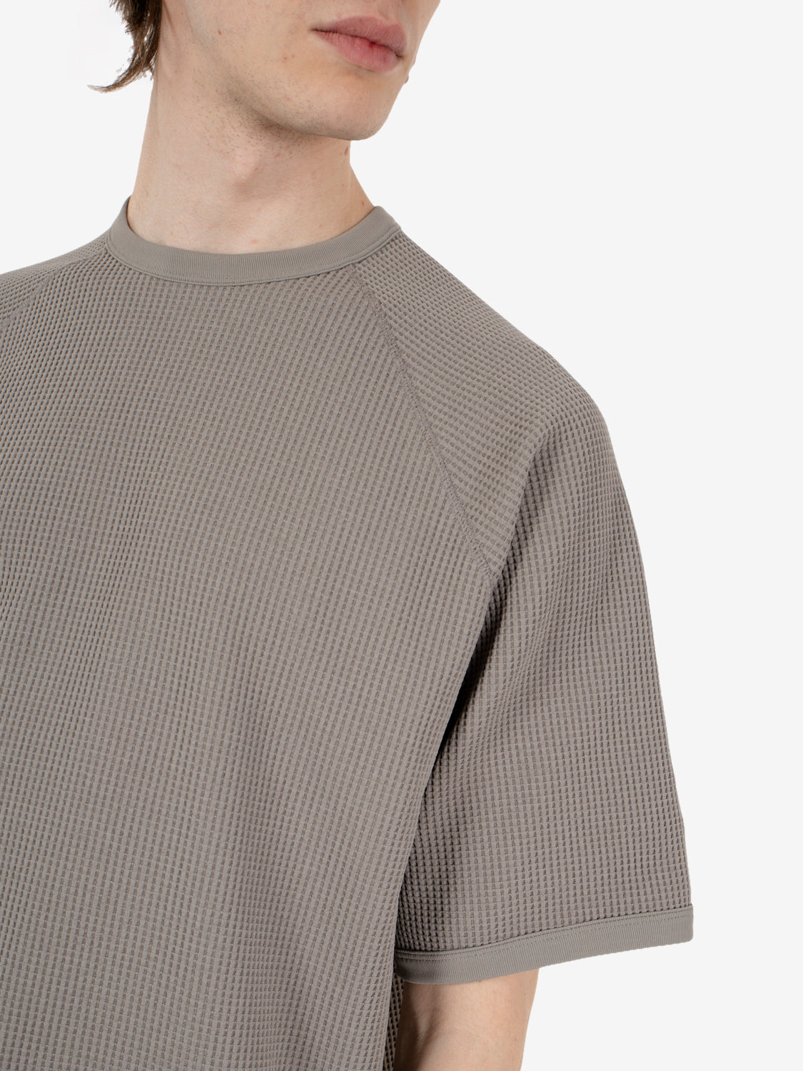 Waffle light t-shirt arid beige