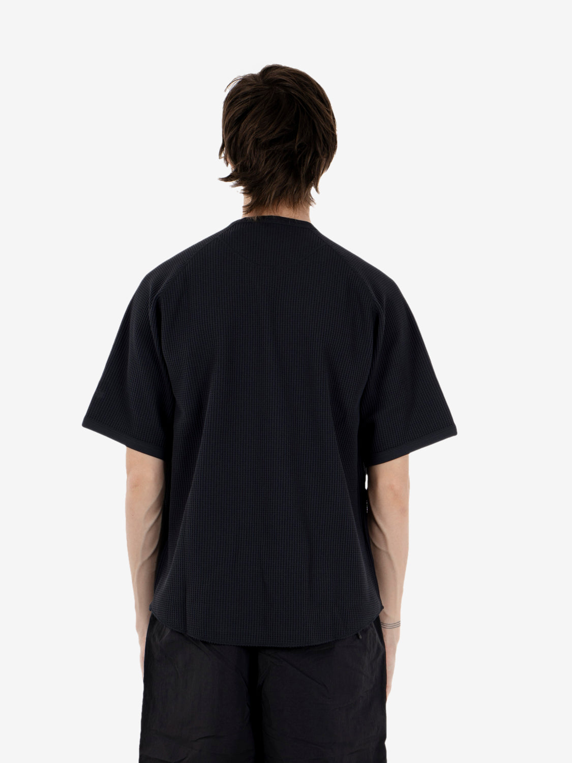 Waffle light t-shirt black