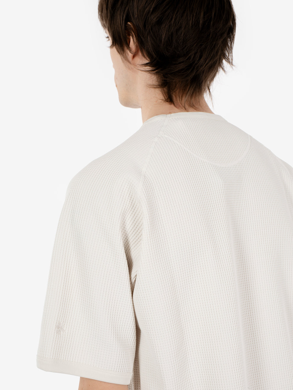 Waffle light t-shirt ivory