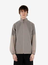 Sheer nylon wind jacket arid beige