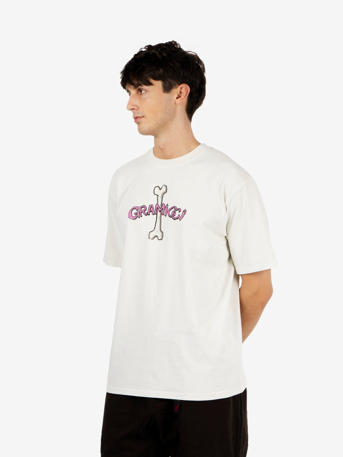 Bone tee pigment dyed natural
