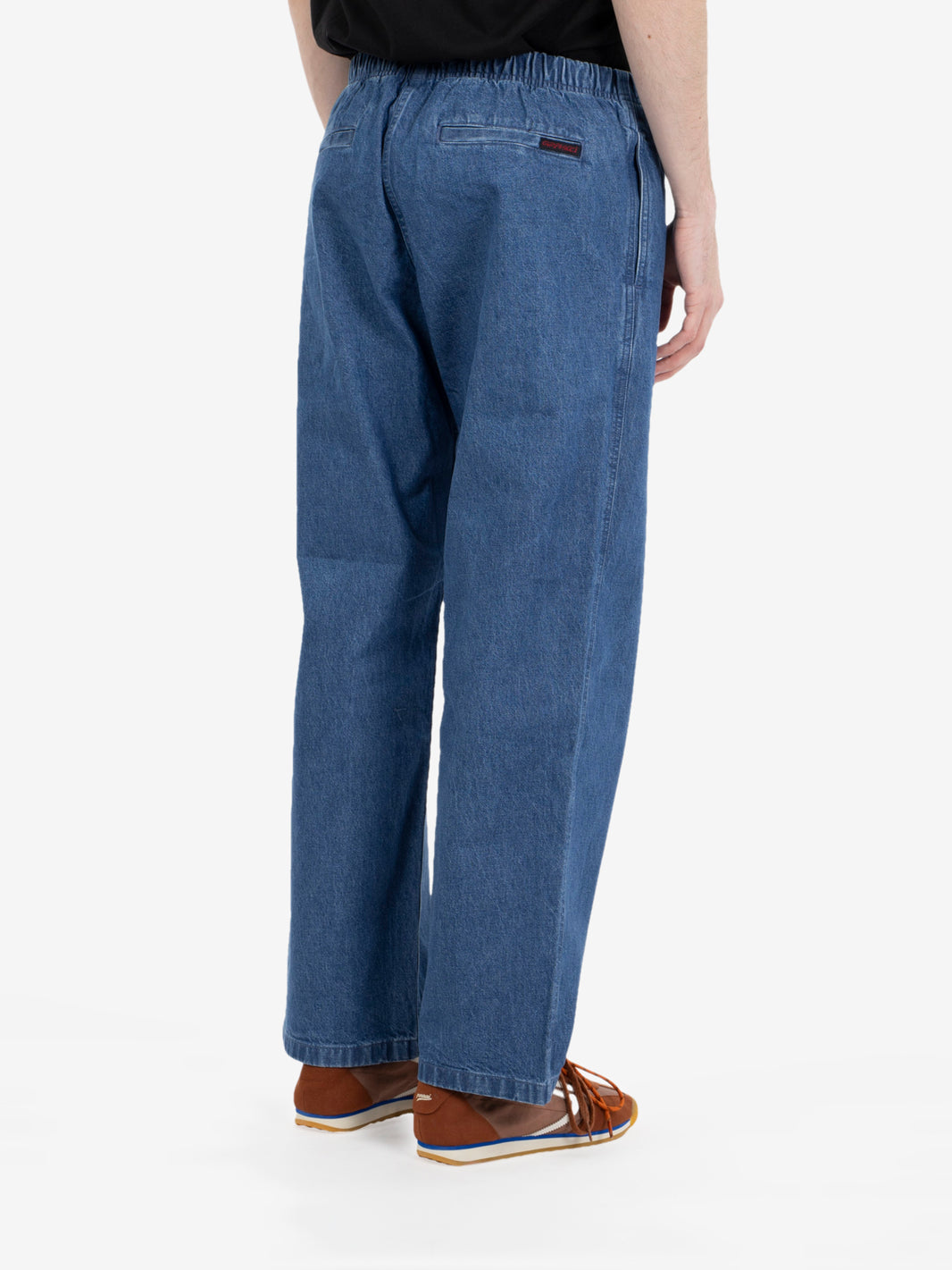 Denim pants straight fit light wash