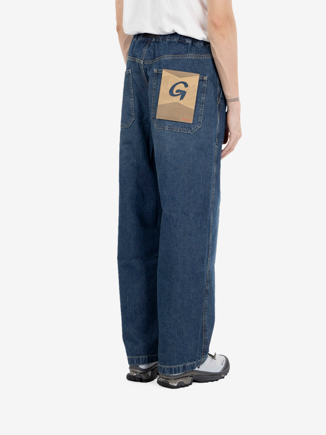 Fatigue denim pant stone