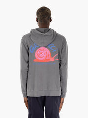GRAMICCI - Felpa Snail hooded charcoal pigment