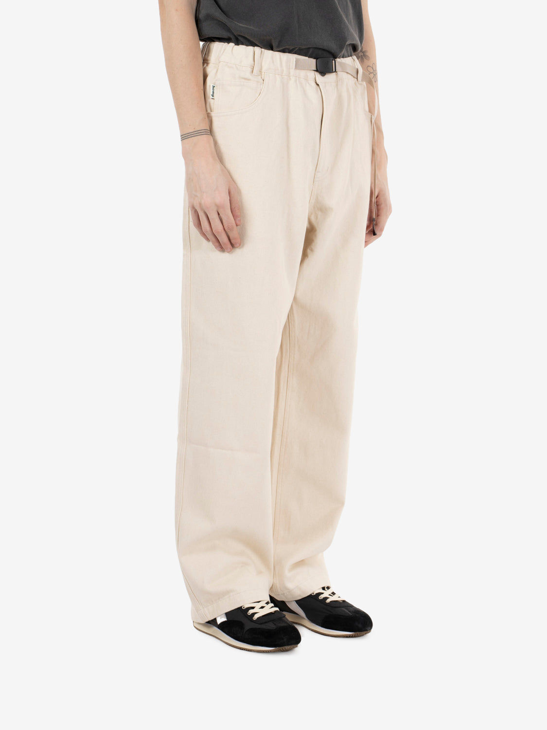 Hemp denim pant natural