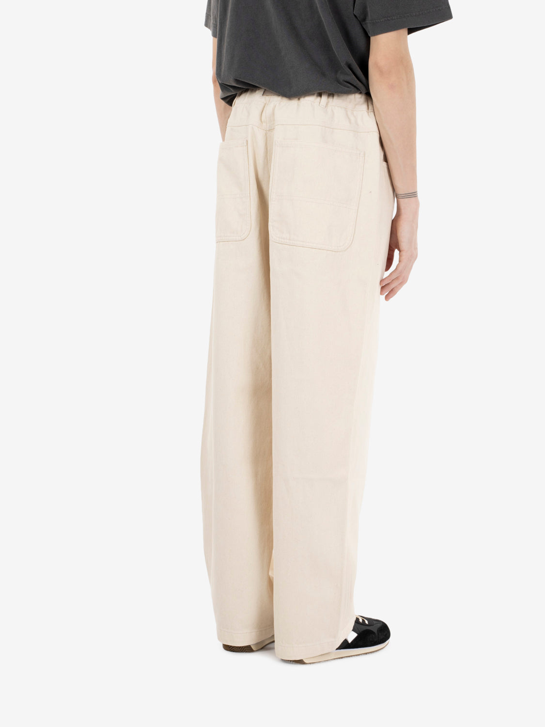Hemp denim pant natural
