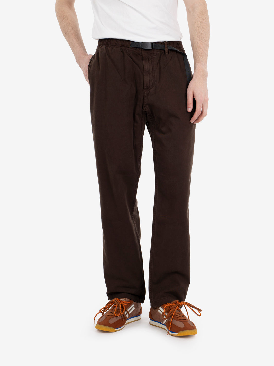 Pantalone loose chino choco