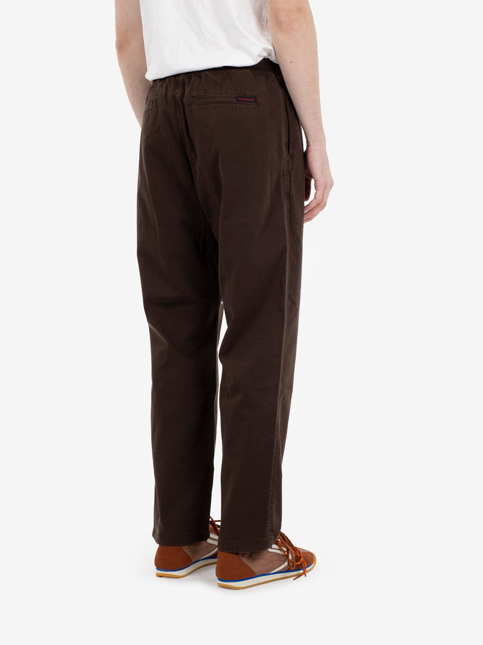 Pantalone loose chino choco