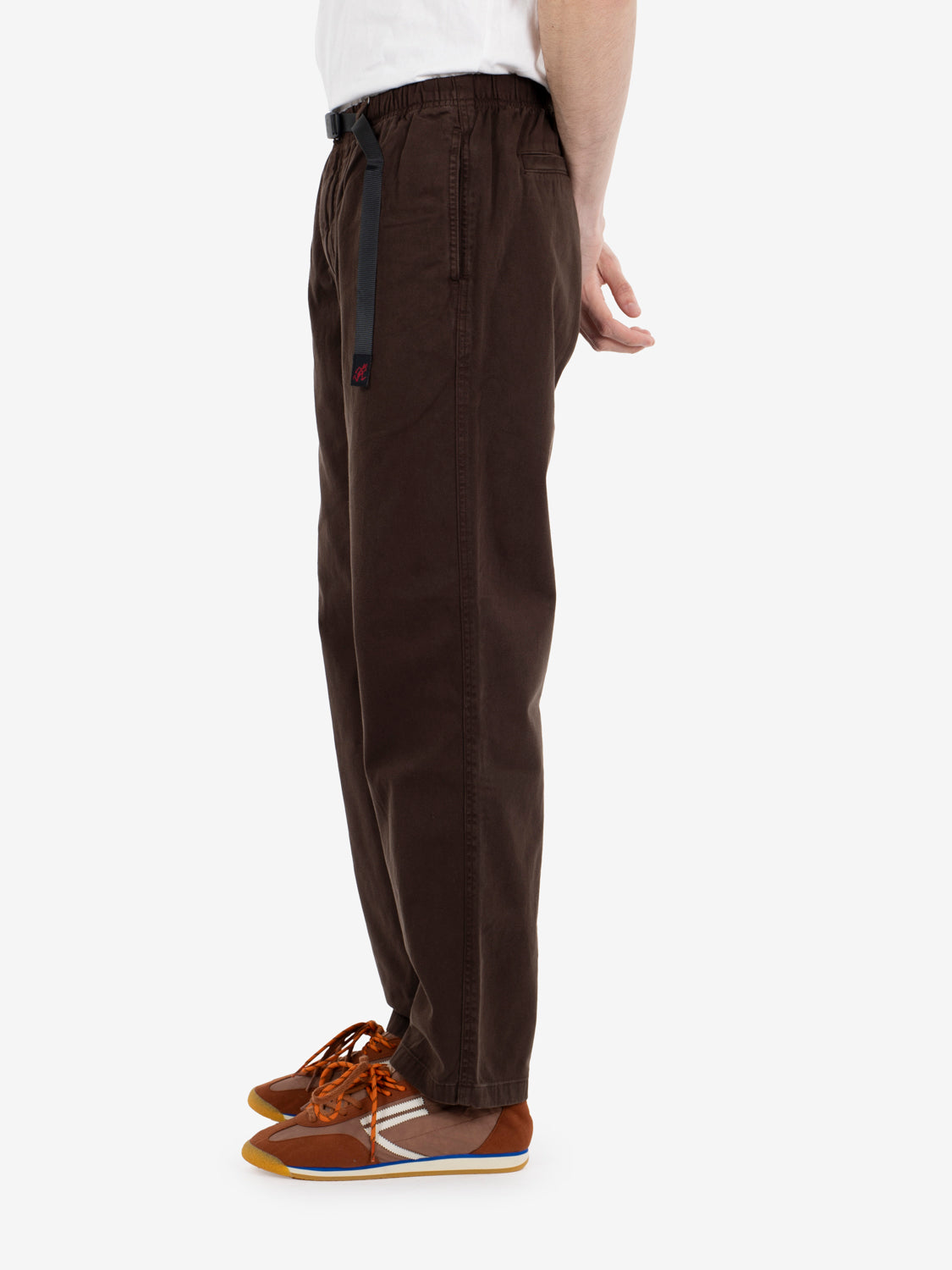 Pantalone loose chino choco