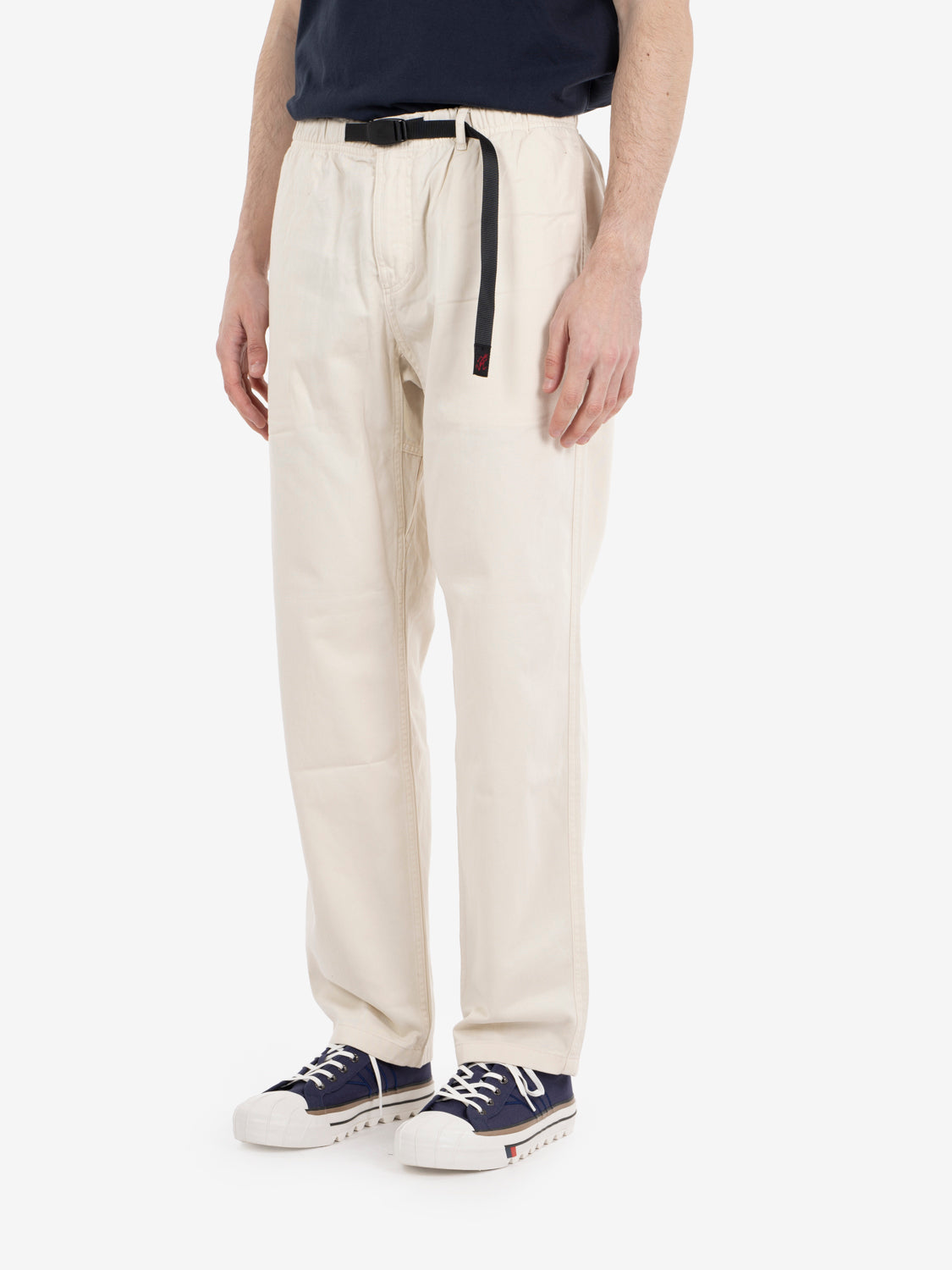 Pantalone loose chino greige