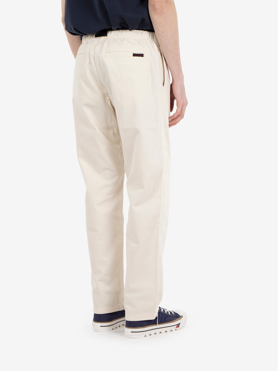 Pantalone loose chino greige